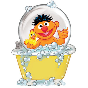 Ernie in Bathtub Musical Snow Globe