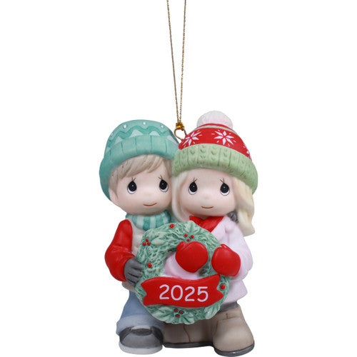 Our First Christmas Together Dated Couple 2025 Ornament Pre Order