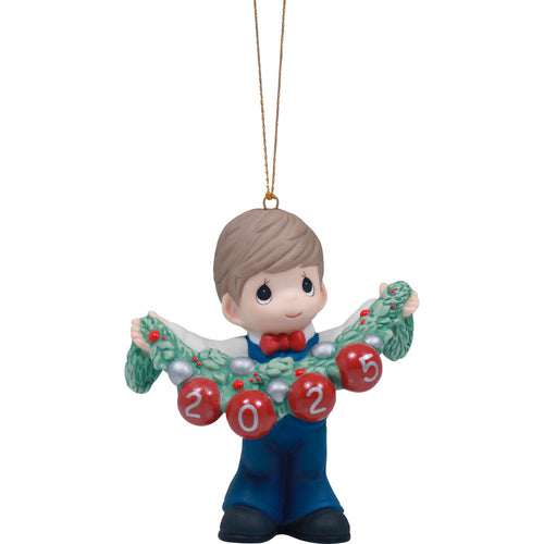 Deck The Halls Dated Boy Ornament Pre Order
