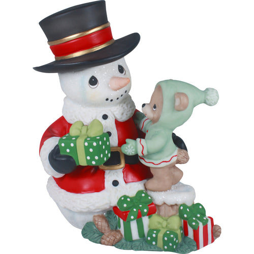 Sharing The Gift Of Love At Christmas Annual Snowman Figurine Pre -Order
