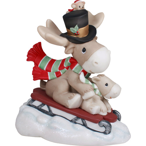 Dashing Through The Snow With Christmoose Cheer Figurine Pre-Order