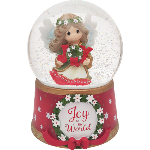 Joy To The World Annual Angel Musical Snow Globe Pre-Order