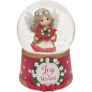 Joy To The World Annual Angel Musical Snow Globe Pre-Order