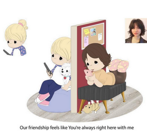 Our Friendship Feels Like You’re Always Right Here With Me PRE ORDER