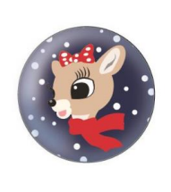 Rudolph the Red Nose Reindeer - Clarice Bouncy Ball Preorder